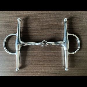Dover Saddlery® Slow Twist Full Cheek Snaffle Bit - Size 5”